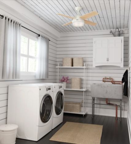 Fresh White - Blonde Oak finish